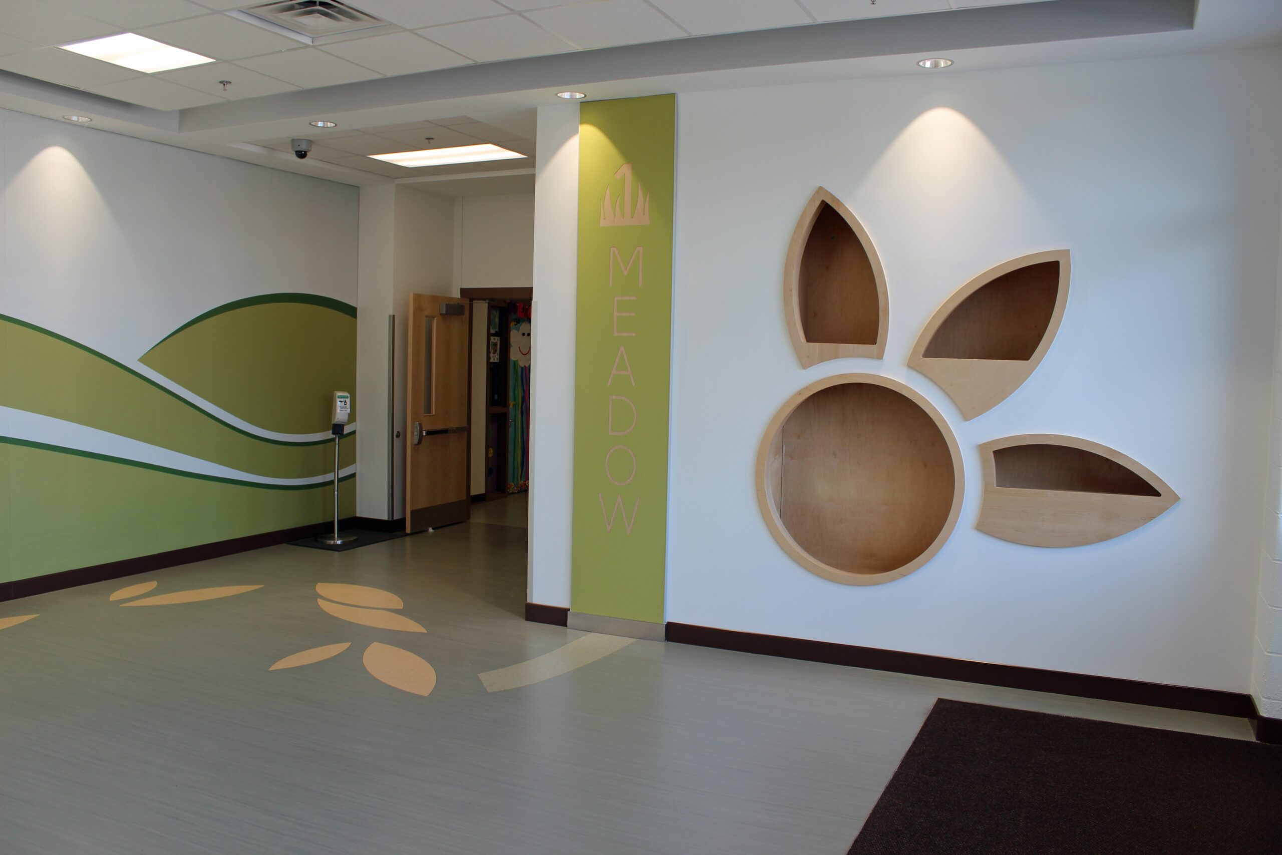 Interior learning space at Great Bridge Primary School